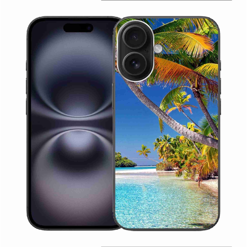 Gél tok mmCase iPhone 16 készülékhez - tengerparti strand