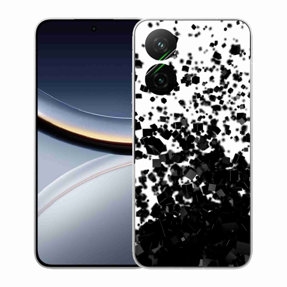 Gél borítás mmCase a Xiaomi Poco F7 5G számára - absztrakt minta 1