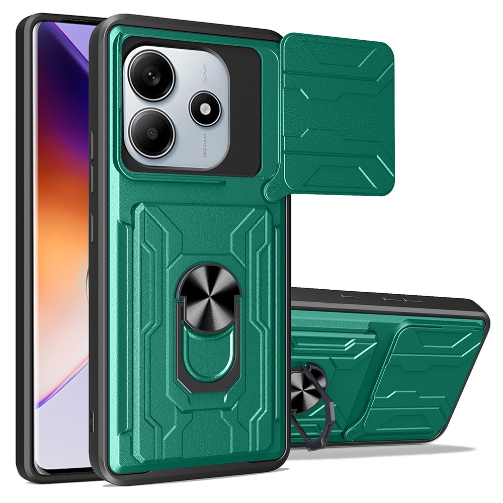 Csúszós, tartós borító Xiaomi Redmi Note 14 5G - zöld