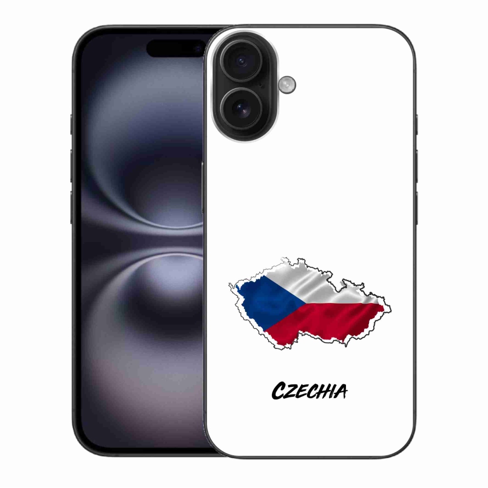 Gél borítás mmCase iPhone 16 Plus készülékhez - Csehország fehér háttér