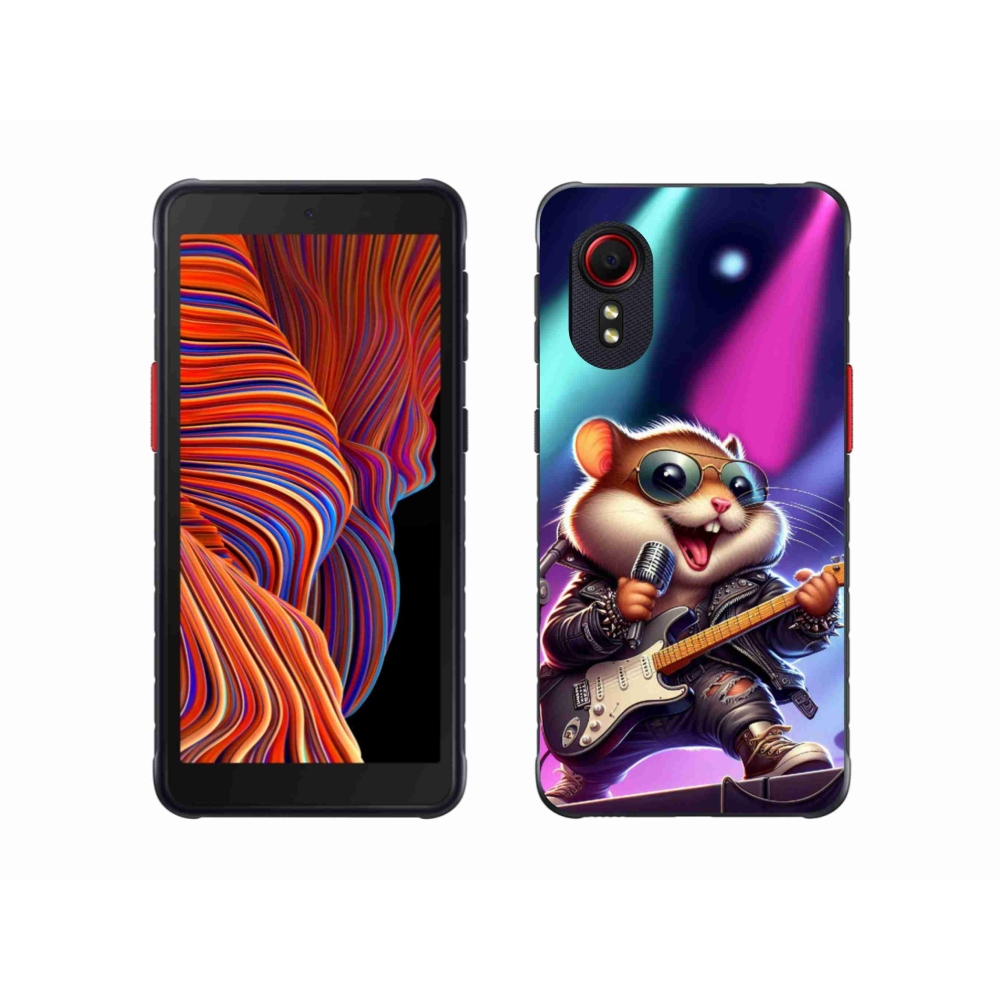 Gél borítás mmCase Samsung Galaxy Xcover 5 készülékhez - hörcsög hintaló