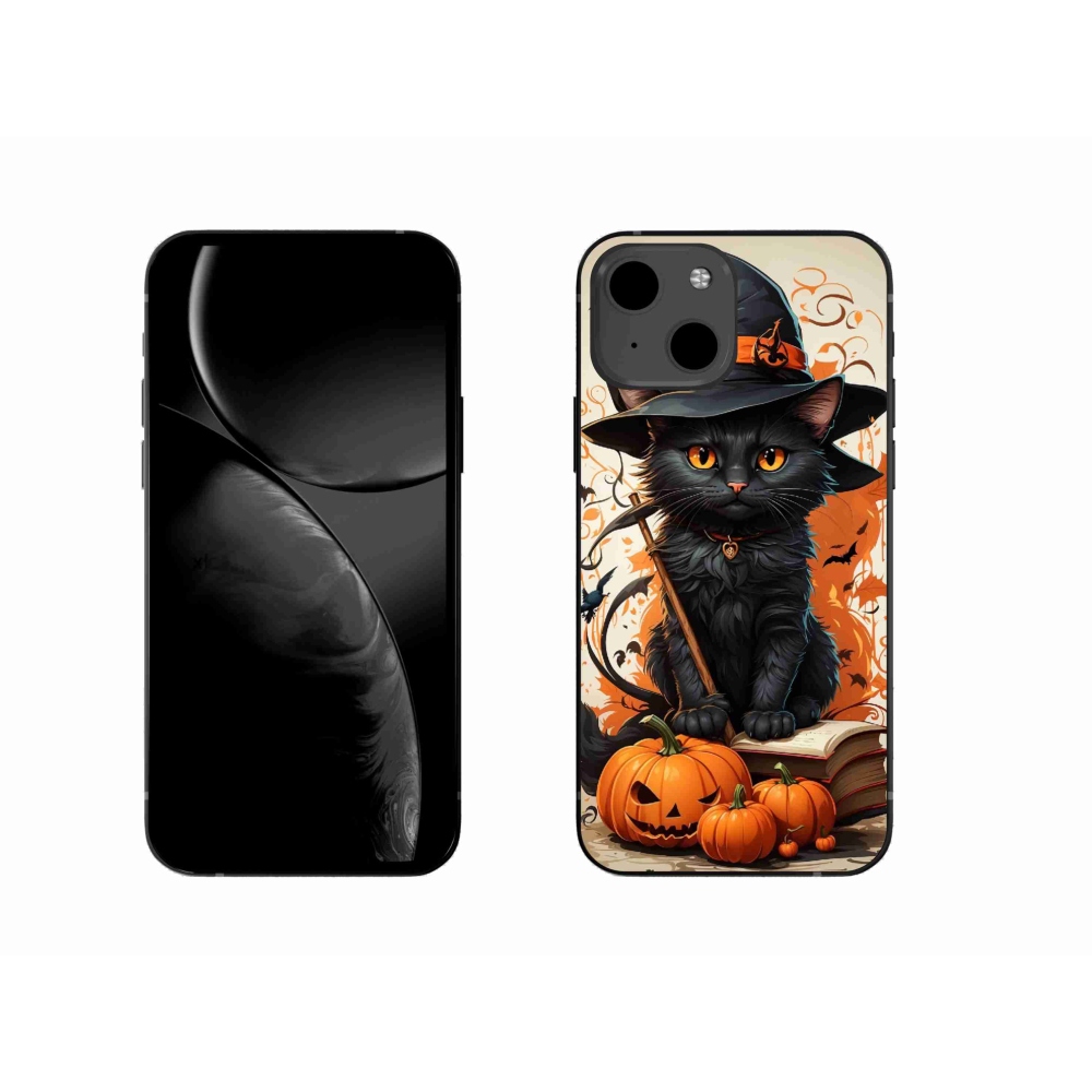 Zselés borítás mmCase iPhone 13 készülékhez - cat wizard