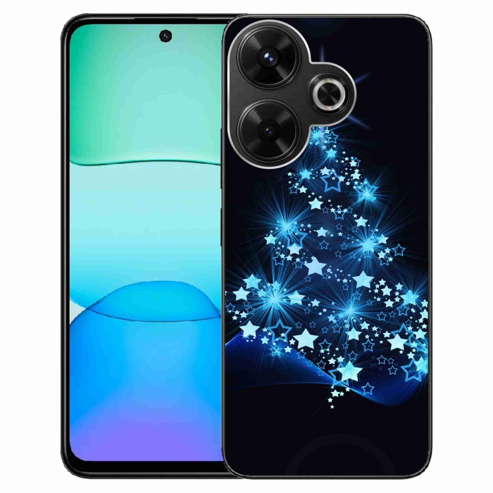 Gél borítás mmCase a Xiaomi Redmi 13 4G/Poco M6 4G - karácsonyfa számára