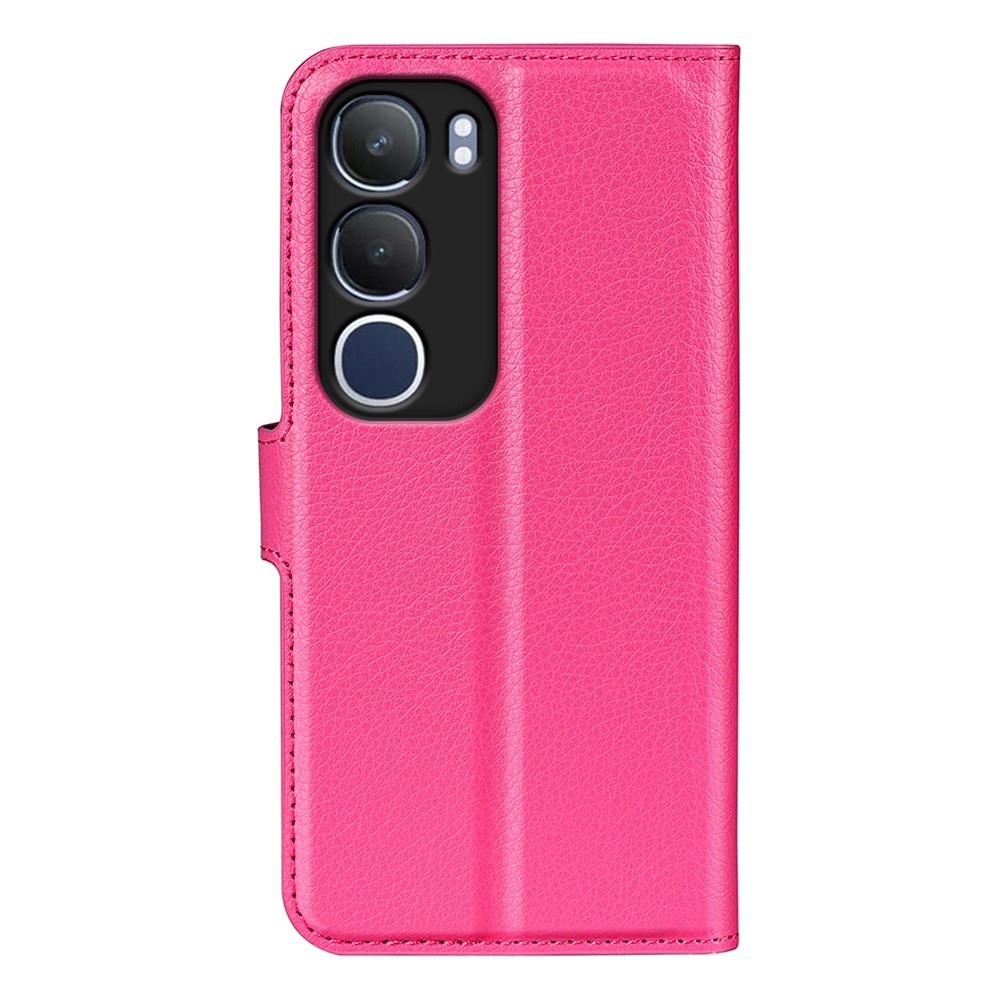 Litchi könyvtáska a Vivo Y19s készülékhez - rózsaszínű