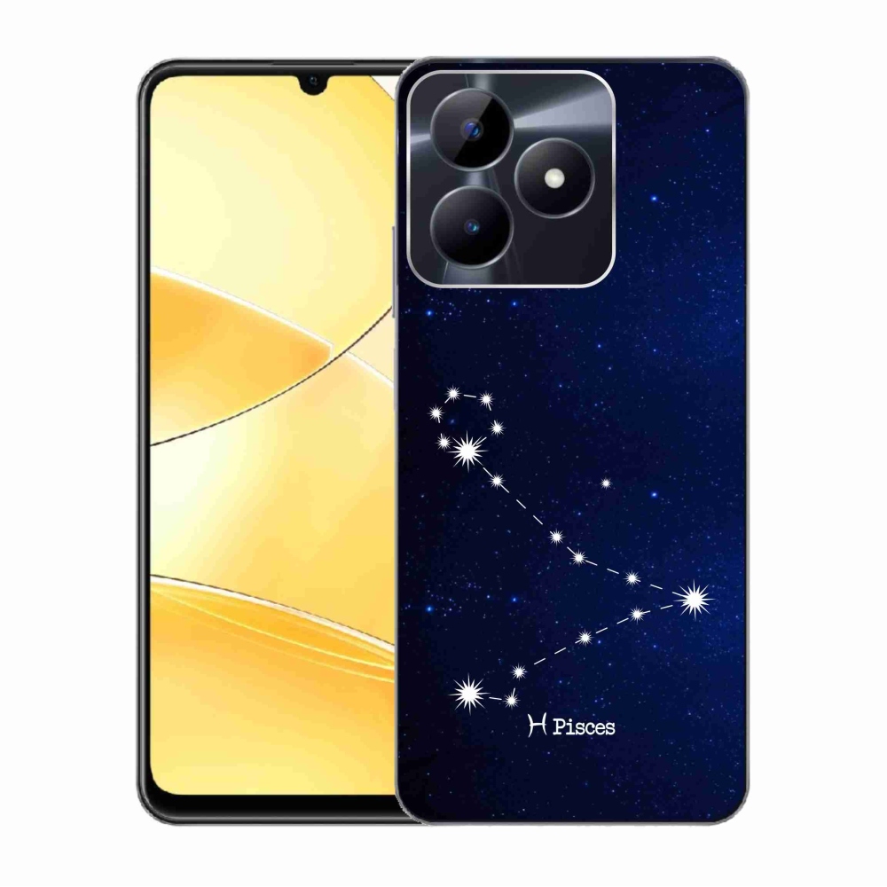 Zselés borítás mmCase a Realme C51/C53 készülékhez - csillagkép Halak