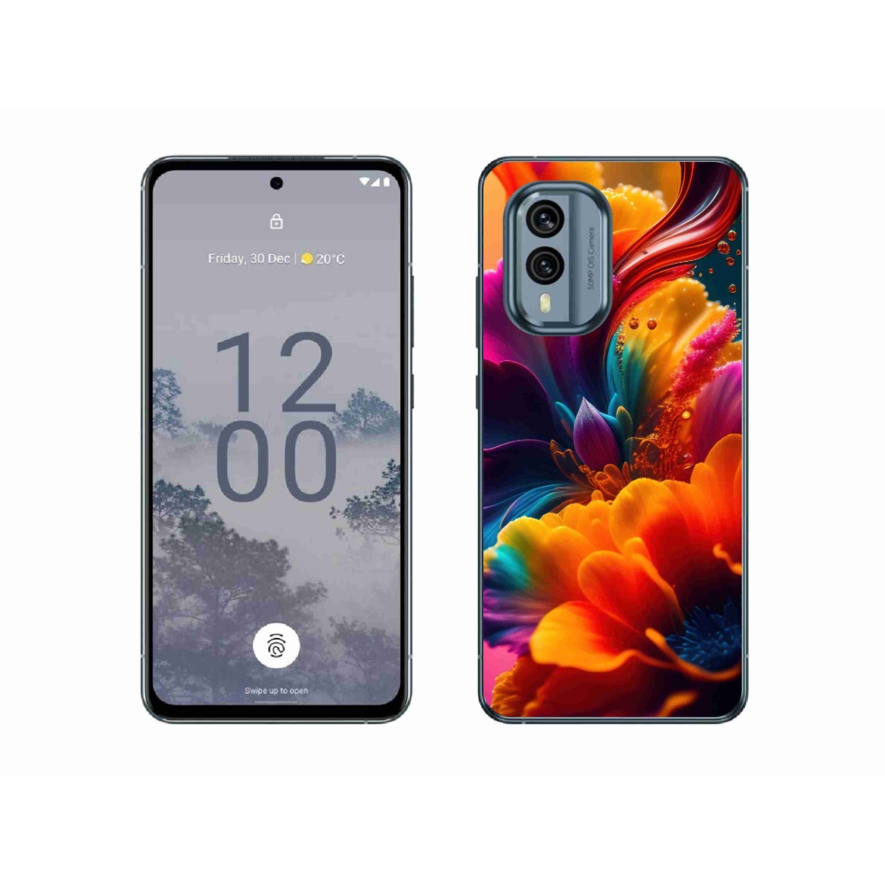 Zselés borítás mmCase a Nokia X30 5G készülékhez - absztrakt motívum 2