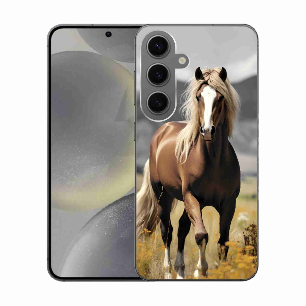 Zselés borítás mmCase Samsung Galaxy S24 - barna ló 1