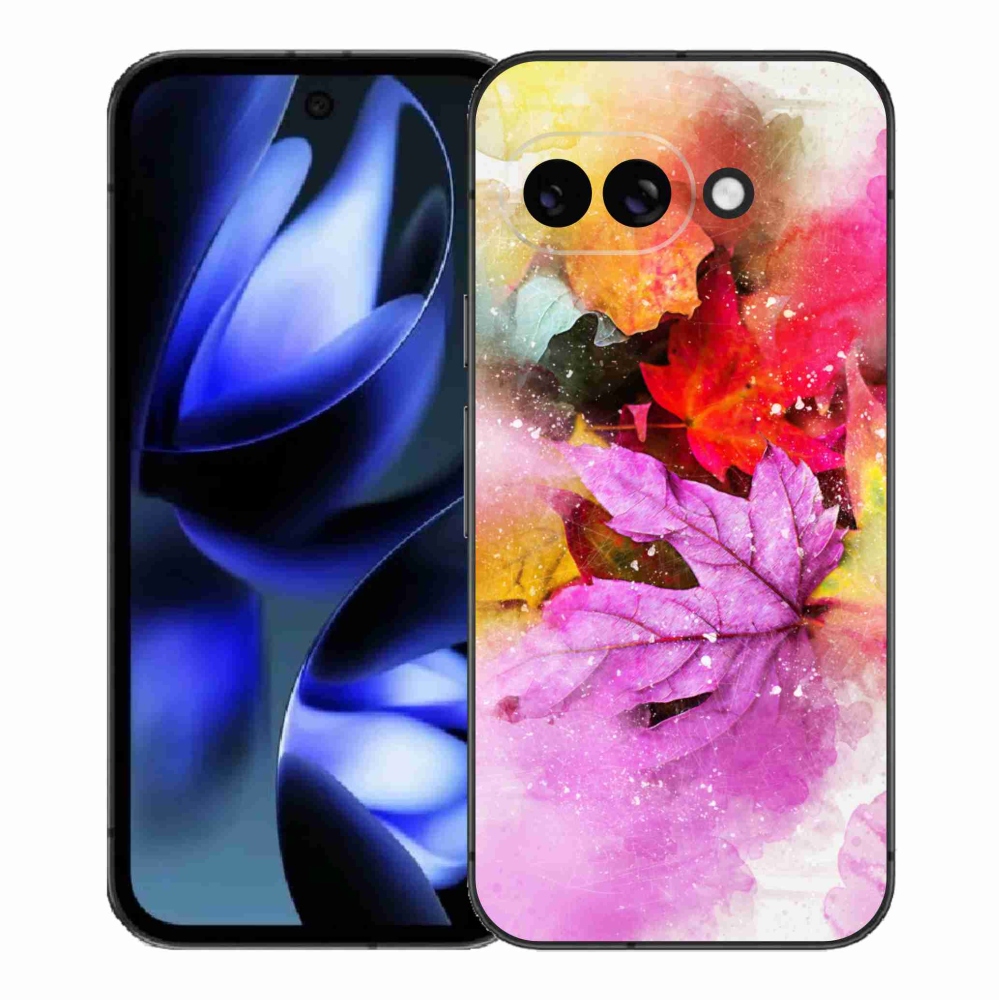 Gél borítás mmCase a Google Pixel 9a számára - színes levelek