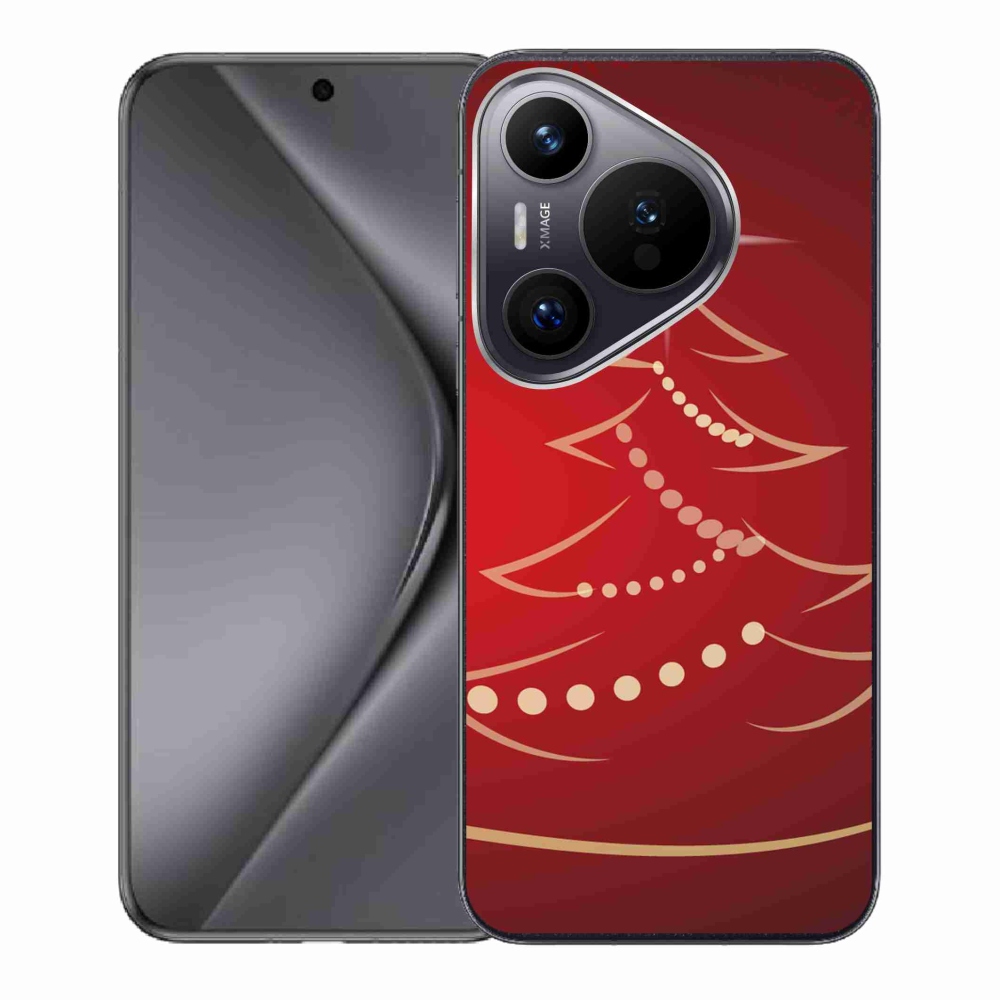 Gél borító mmCase a Huawei Pura 70 számára - karácsonyfa karikatúra