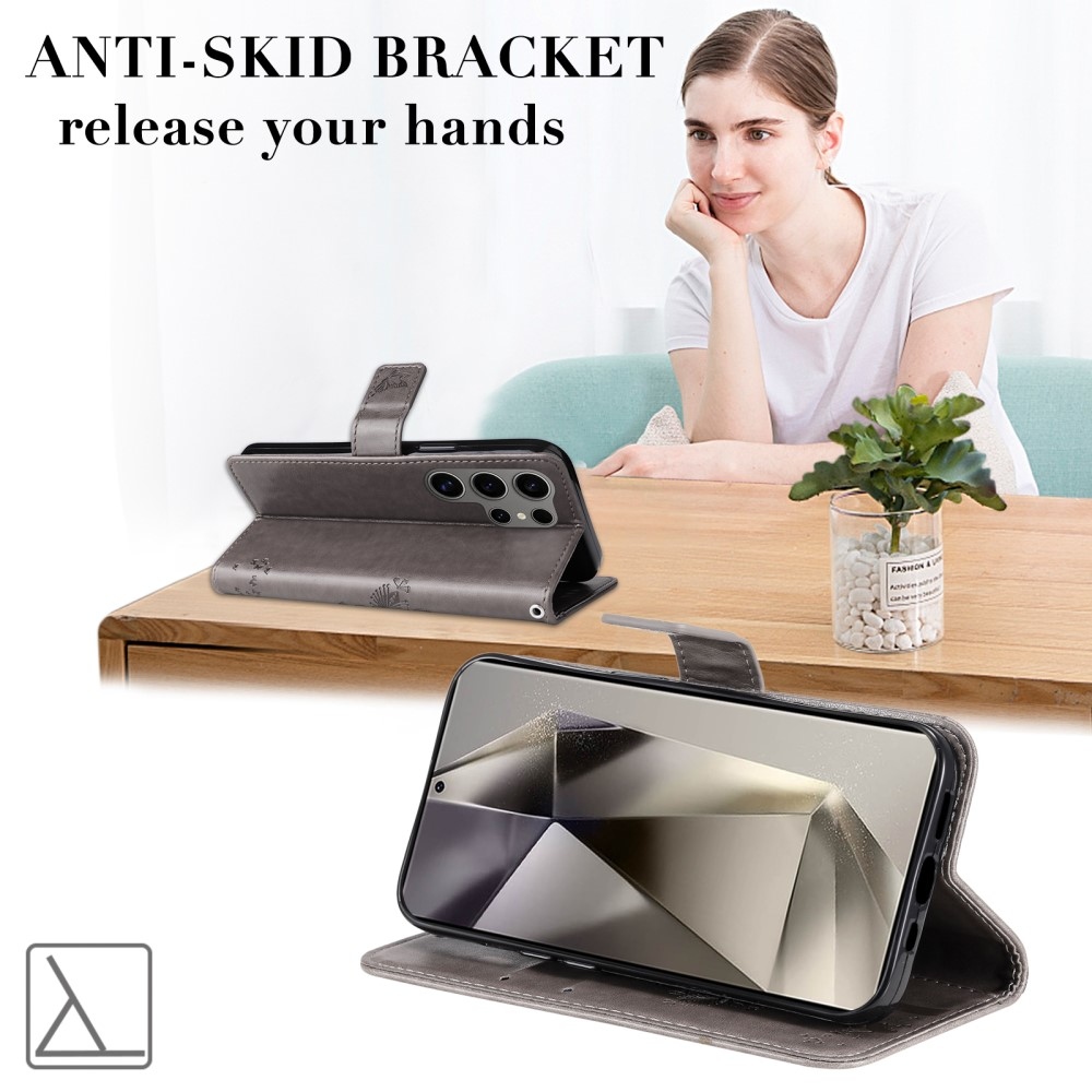 Fák könyve tok Samsung Galaxy S25 Ultra - szürke