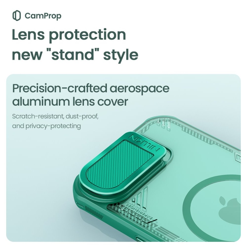 Nillkin Iceblade Prop mágneses borító Apple iPhone 16e/17e készülékhez Fekete