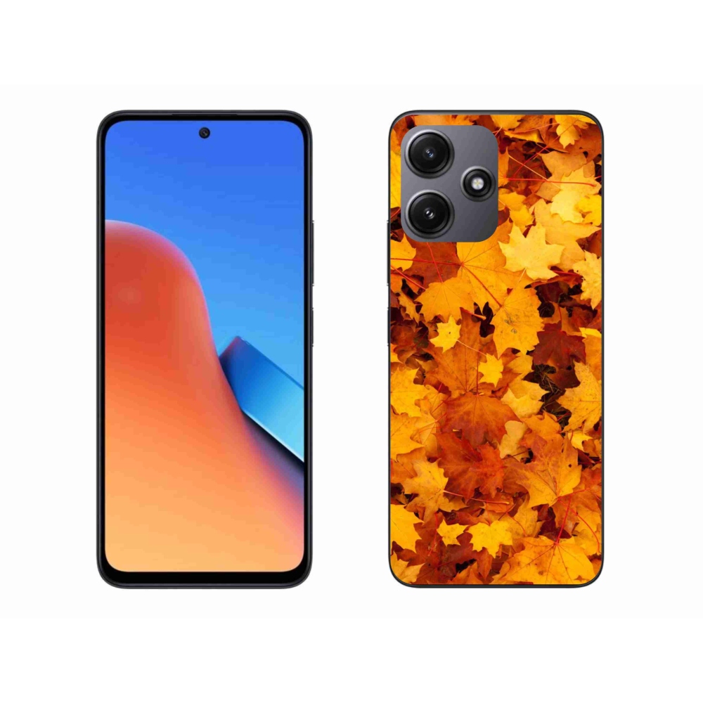 Gél borítás mmCase a Xiaomi Redmi 12 5G-hez - juharlevelek