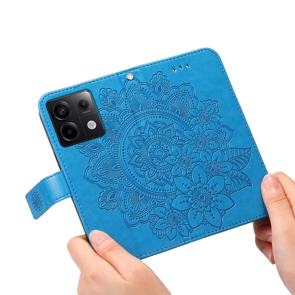 Mandala könyv tok Xiaomi Redmi Note 13 Pro 5G/Poco X6 5G - kék