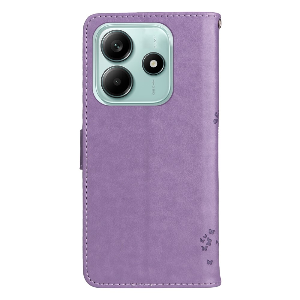 Fák könyve tok Xiaomi Redmi Note 14 5G - világos lila