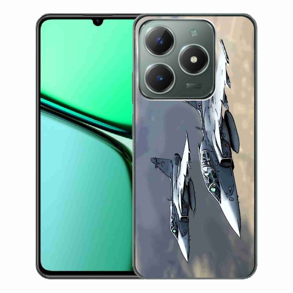 Gél borítás mmCase a Realme C61 készülékhez - vadászgépek