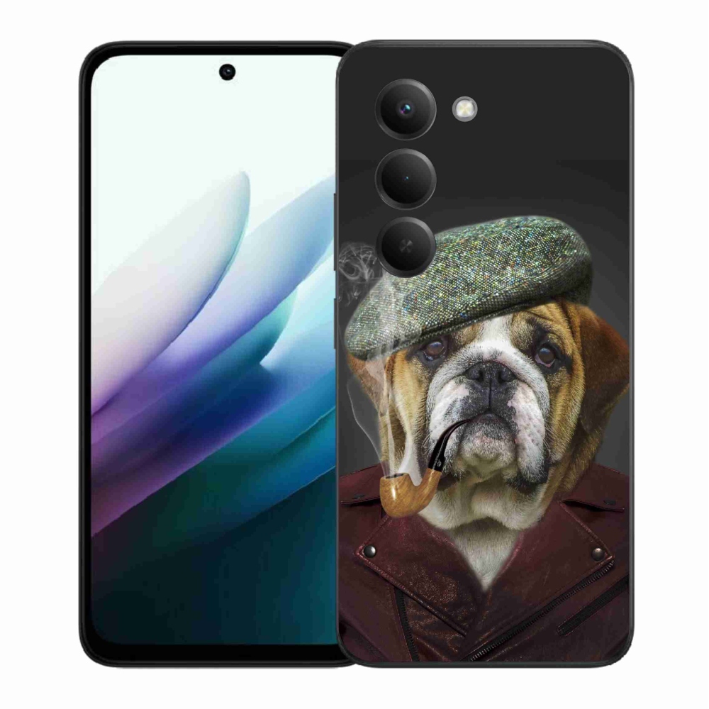 Gél borítás mmCase a Xiaomi Redmi 15 4G/5G (171mm) - kutya csővel