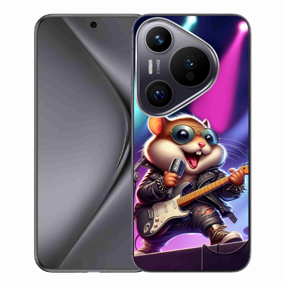 Gél borítás mmCase a Huawei Pura 70 Pro számára - hörcsög rocker