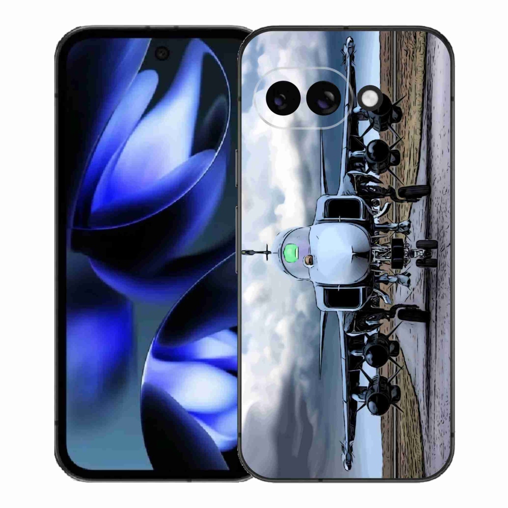 Gél borítás mmCase a Google Pixel 9a számára - katonai repülőgépek