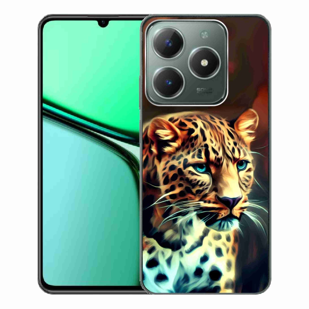 Gél borító mmCase a Realme C61 készülékhez - leopárd