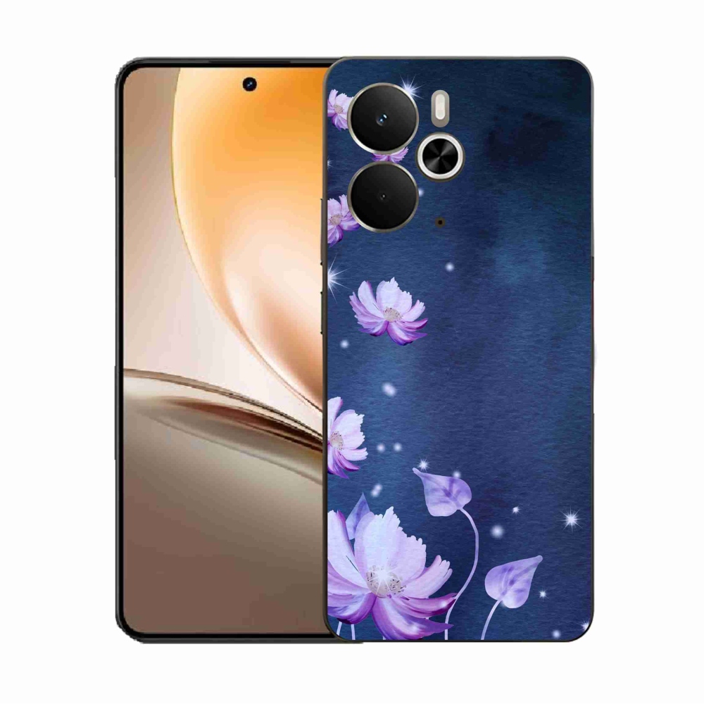 Gél borító mmCase a Realme 14 5G/14T 5G készülékhez - hulló virágok