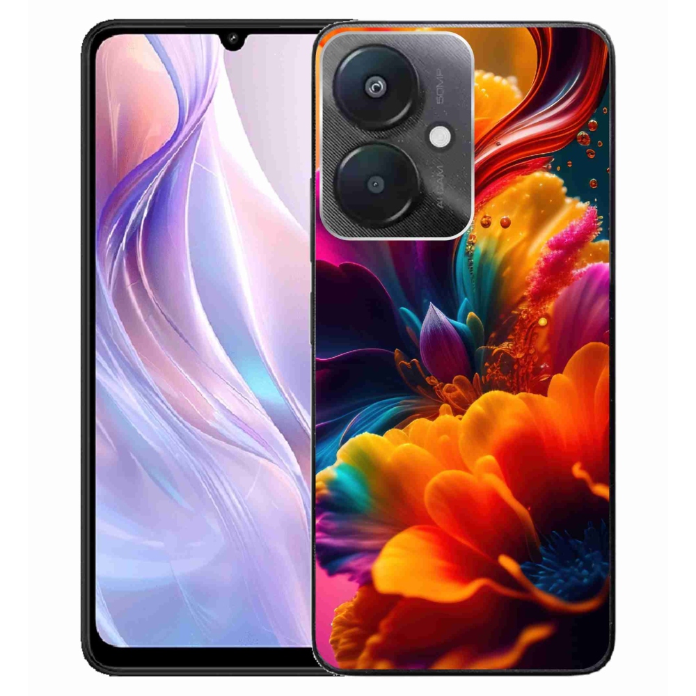 Gél borítás mmCase a Xiaomi Redmi 13C 5G számára - absztrakt motívum 2