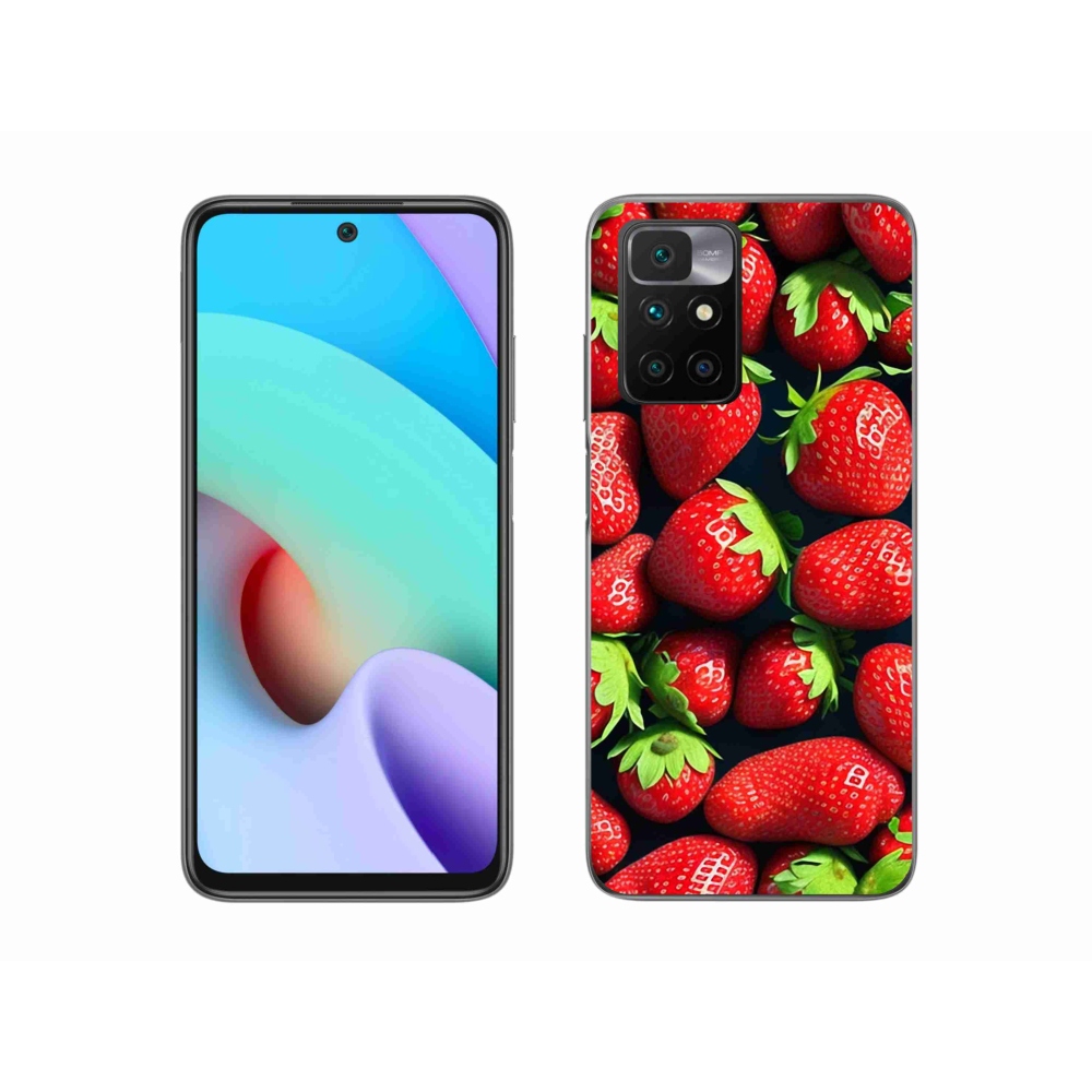 Gél védőhuzat mmCase a Xiaomi Redmi 10/Redmi 10 (2022) - eper