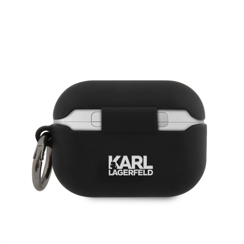 Karl Lagerfeld Rue St Guillaume szilikon tok Airpods Pro fekete színű készülékhez