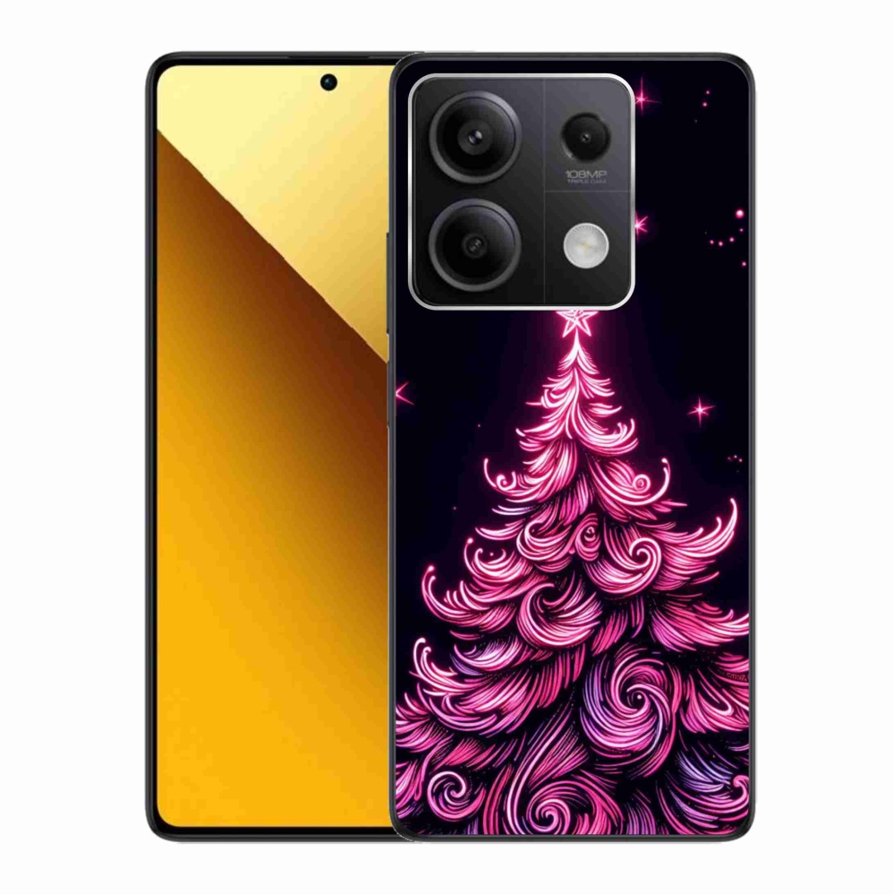 Gél borítás mmCase a Xiaomi Redmi Note 13 5G-hez - neon karácsonyfa 2