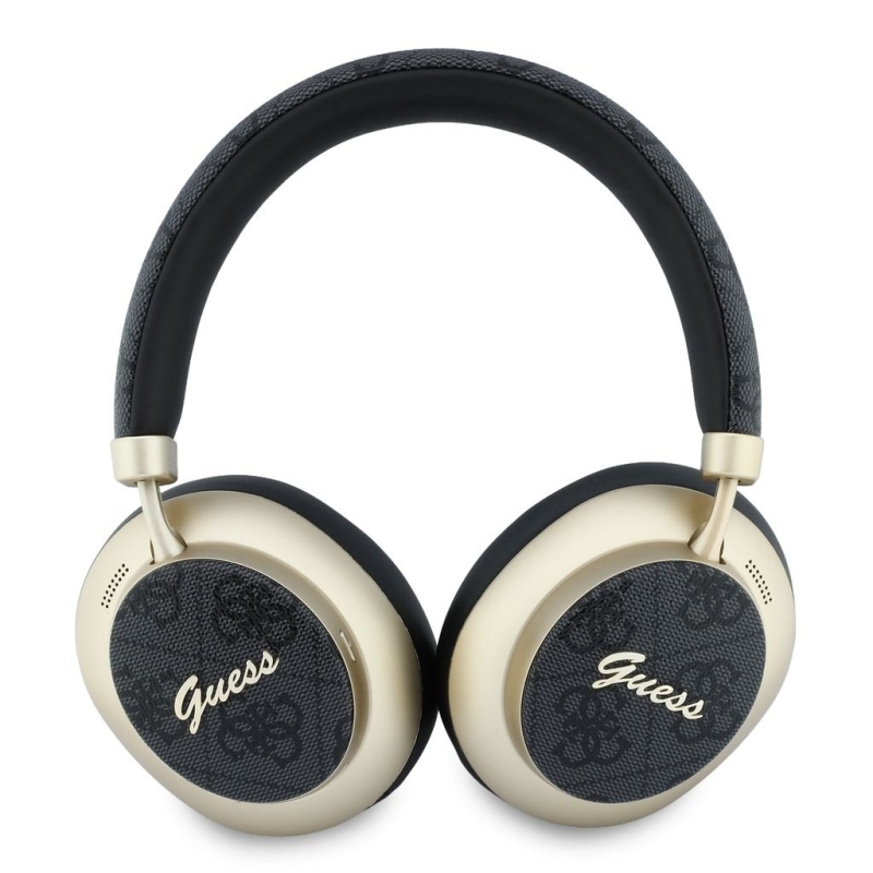 Guess PU 4G Gold Script Metal Logo ENC vezeték nélküli fülhallgató, fekete