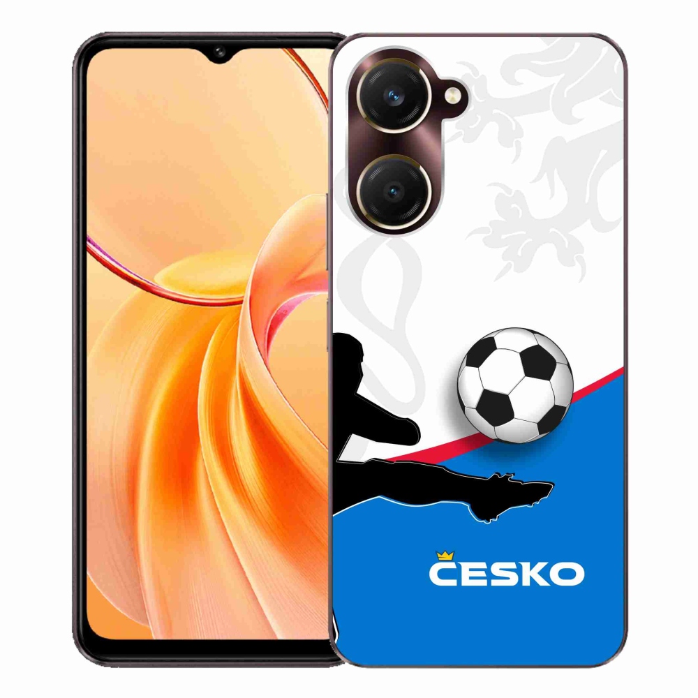 Gél borítás mmCase a Vivo Y28s 5G - futball Csehország 3