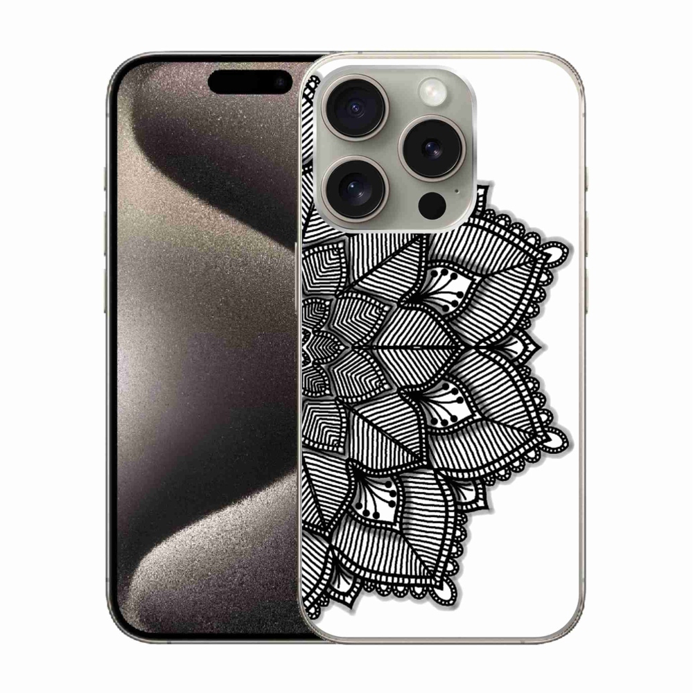 Zselés borítás mmCase iPhone 15 Pro készülékhez - mandala
