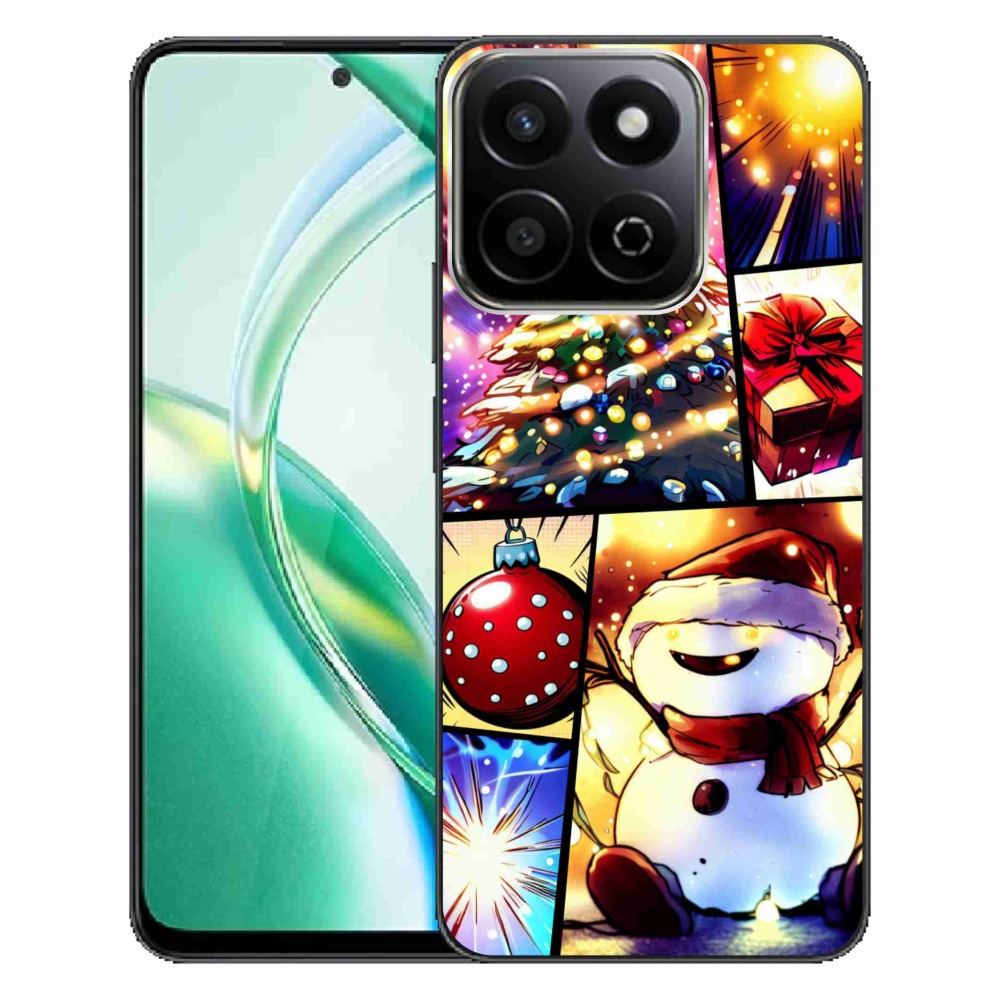 Zselés borító mmCase a Honor 200 Smart 5G készülékhez - Karácsonyi motívumok 1
