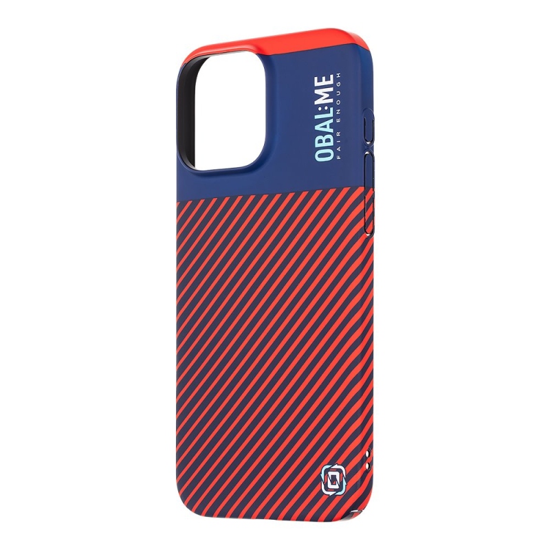 COVER:ME Flossy Stripes Cover for Apple iPhone 16 Pro Max Blue/Red borító kék/vörös