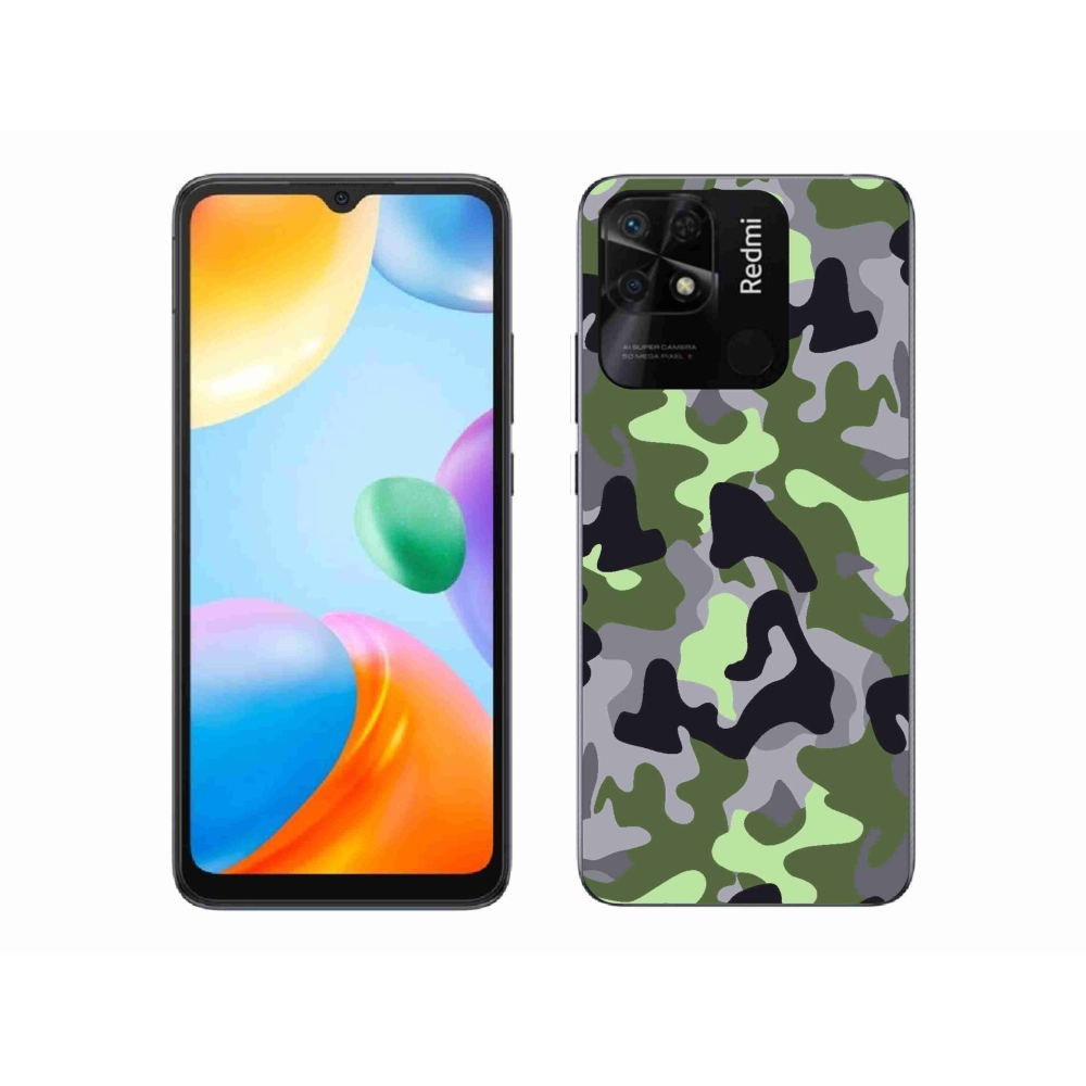 Gél borítás mmCase a Xiaomi Redmi 10C-hez - terepszínű minta 7