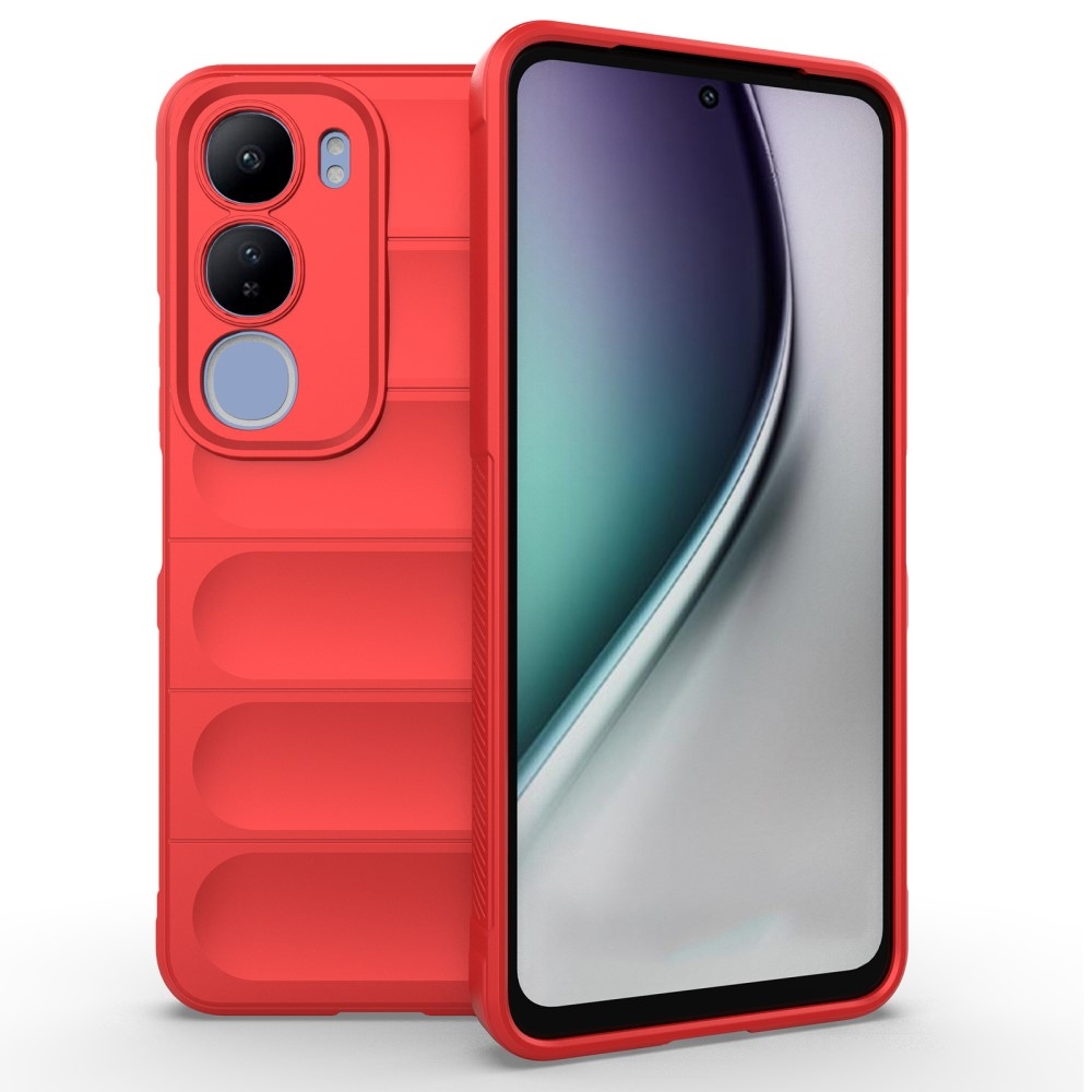 Rugg tartós zselés tok Vivo Y19s készülékhez - piros