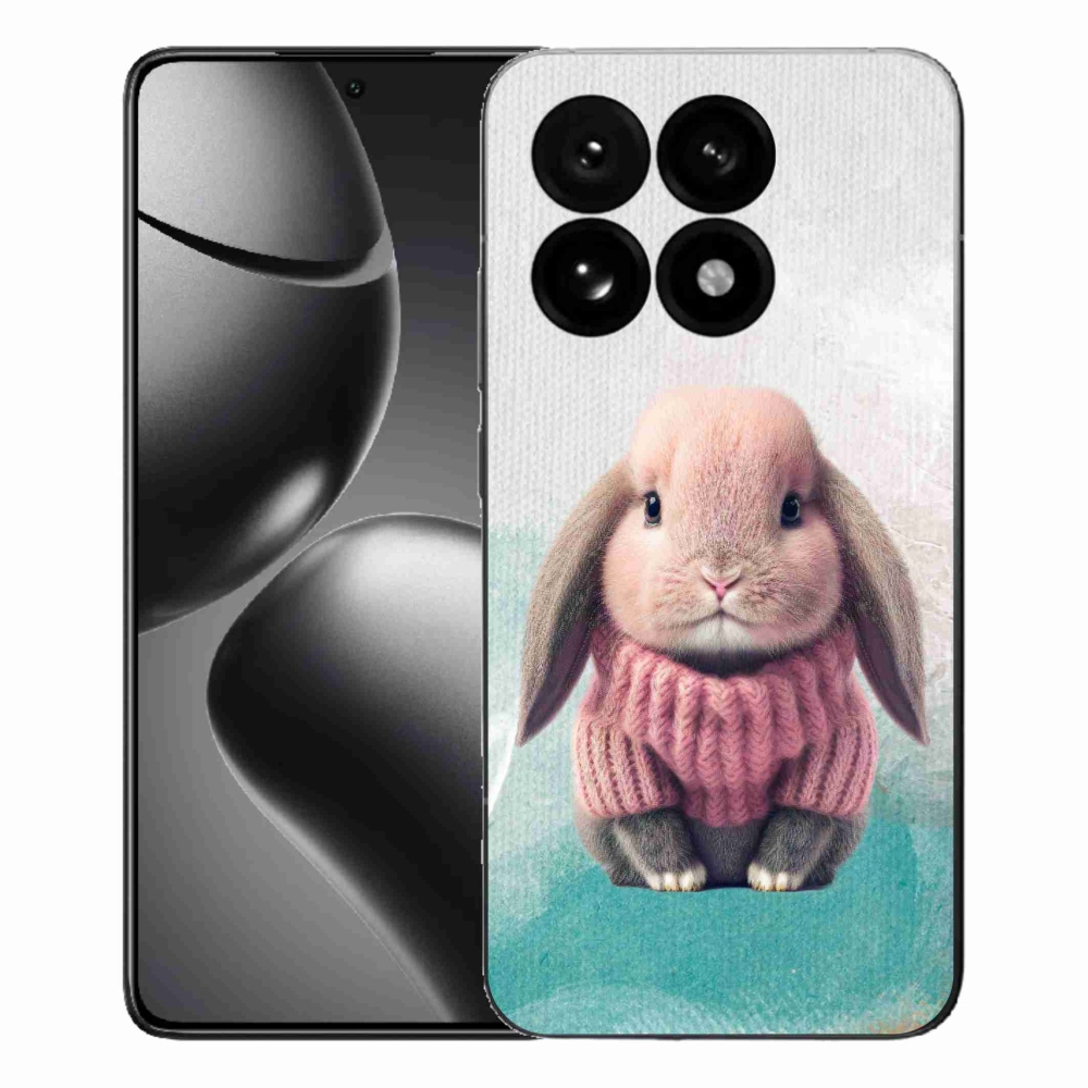 Gél borítás mmCase a Xiaomi 15T-hez - nyúl pulóverben