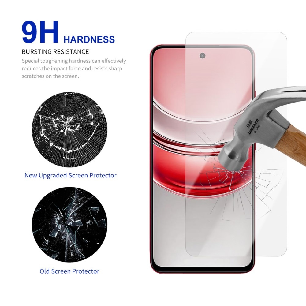 RURI 2.5D edzett üveg a Realme 14x 5G készülékhez