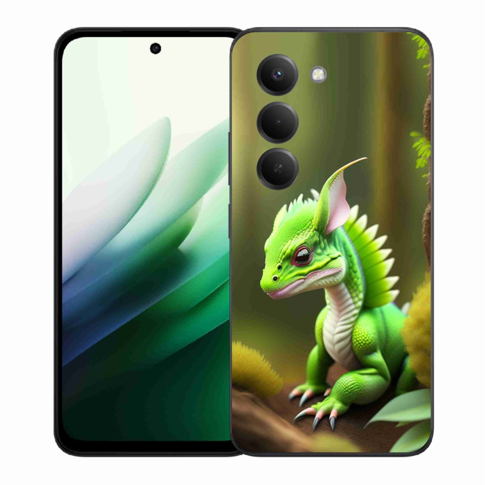 Gél borítás mmCase a Xiaomi Redmi 15 5G-hez - zöld sárkány