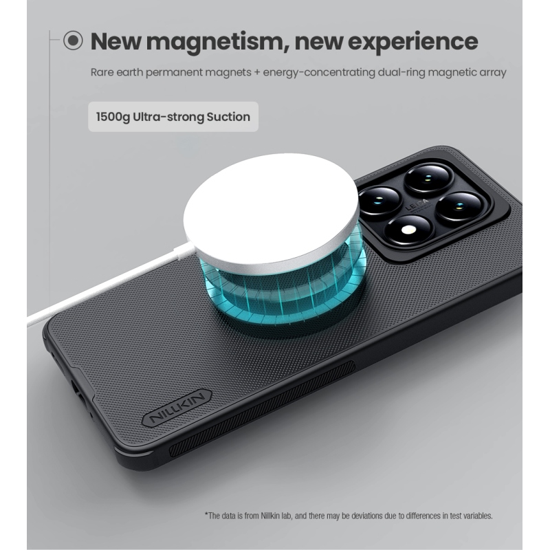 Nillkin Super Frosted PRO mágneses hátlap Xiaomi 14T Pro Fekete