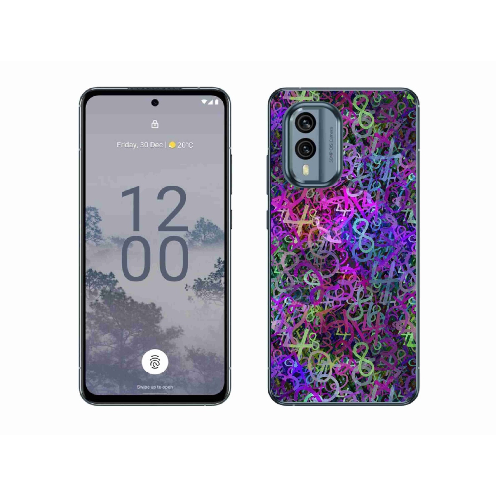 Zselés borítás mmCase a Nokia X30 5G készülékhez - absztrakt motívum 25