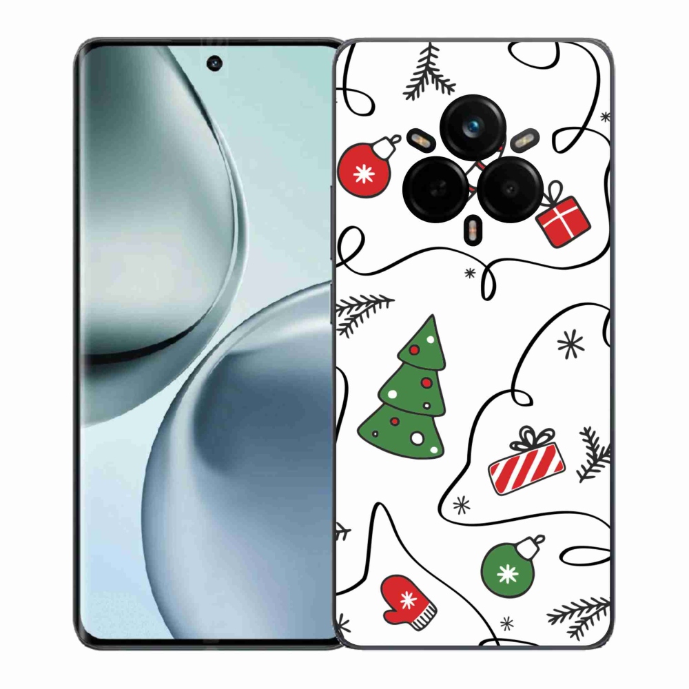 Gél borító mmCase a Realme 14 Pro+ 5G készülékhez - karácsonyi motívumok