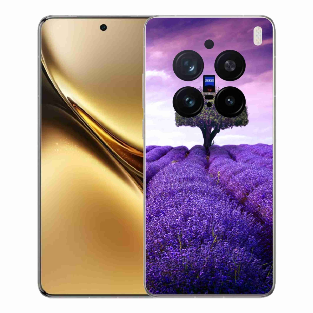 Zselés borítás mmCase a Vivo X200 Pro 5G készülékhez - levendula rét