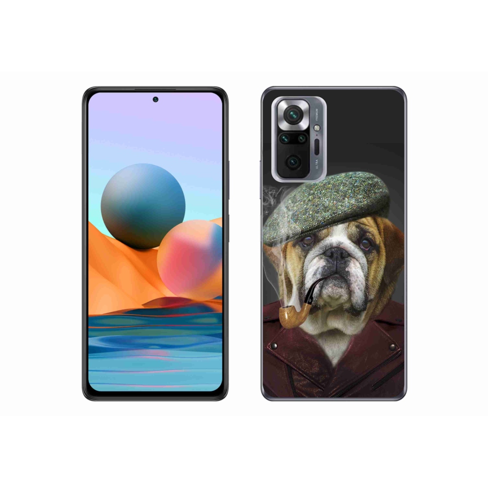 Gél borítás mmCase a Xiaomi Redmi Note 10 Pro számára - kutya csővel