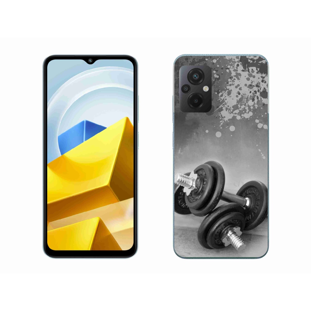 Gél borítás mmCase a Xiaomi Poco M5 4G-hez - súlyzók 1