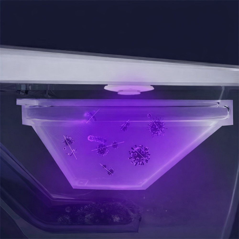 Higiénikus UV-lámpa WC-fertőtlenítéshez - fehér