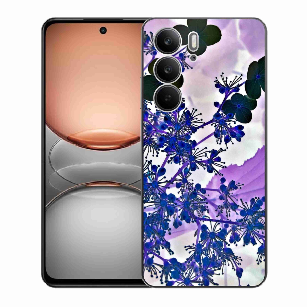 Gél borító mmCase a Realme C75 készülékhez - hortenzia virág