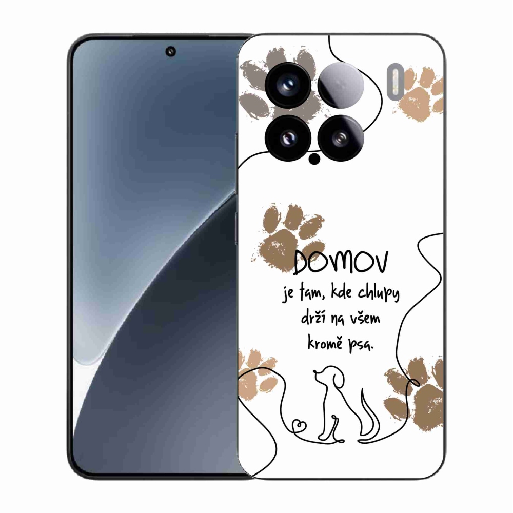 Gél borító mmCase a Xiaomi 15-hez - kutya motívum fehér háttérrel