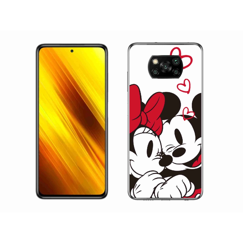 Gél borító mmCase a Xiaomi Poco X3-hoz - minnie és mickey