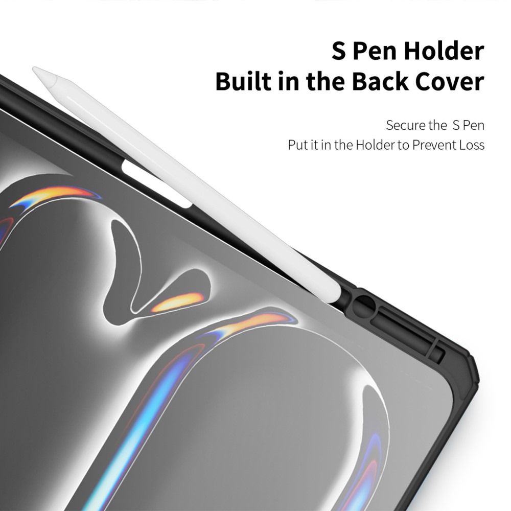 DUX okos tok iPad Pro 13 (2024) - fekete