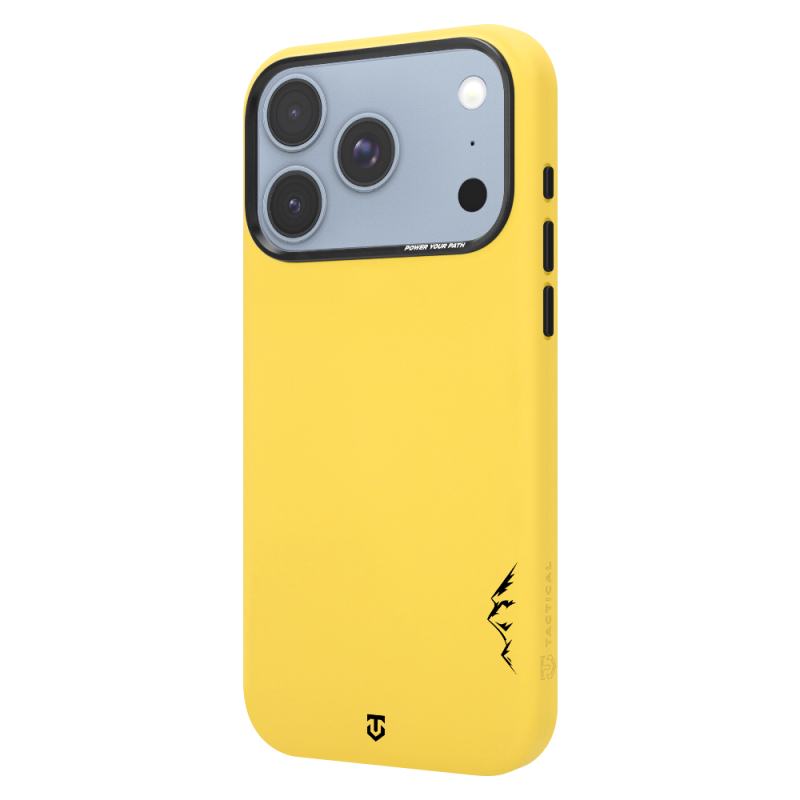 Tactical MagForce Velvet Smoothie 2.0 tok az Apple iPhone 18 Pro/17 Pro-hoz, banánszínű